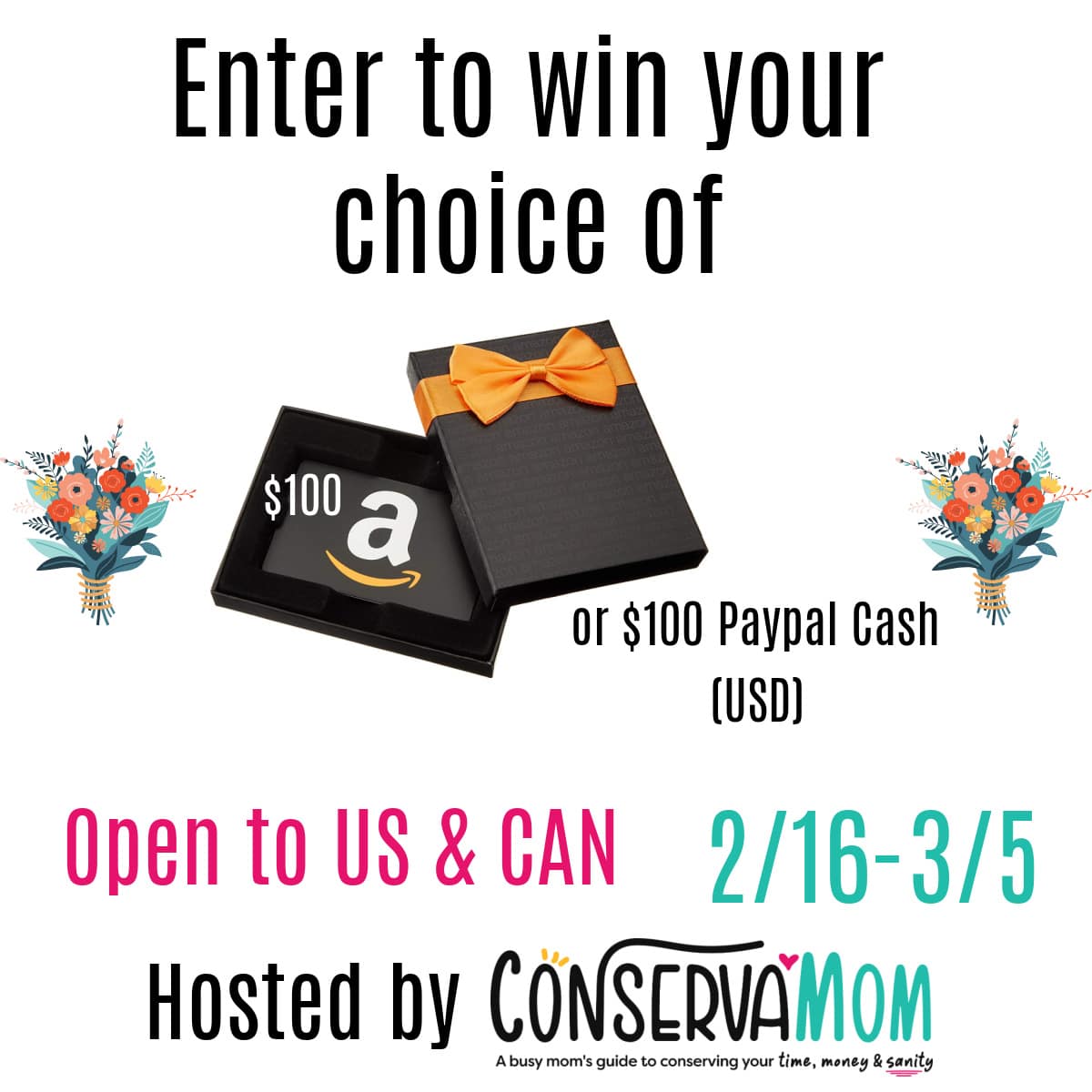 Enter to win a $100 Amazon GC or Paypal Cash