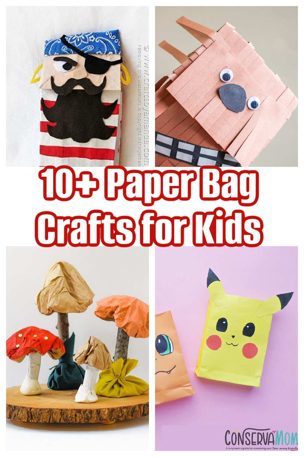 10+ Paper Bag Crafts for Kids