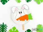 Movable Easter Bunny Craft with Template - ConservaMom