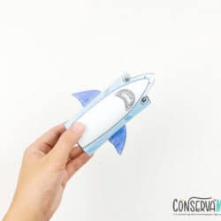 shark toilet paper roll craft