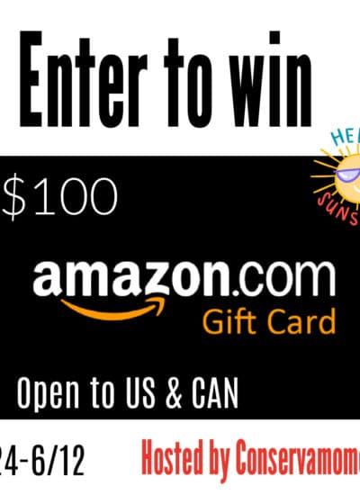$100 amazon Gift Card giveaway