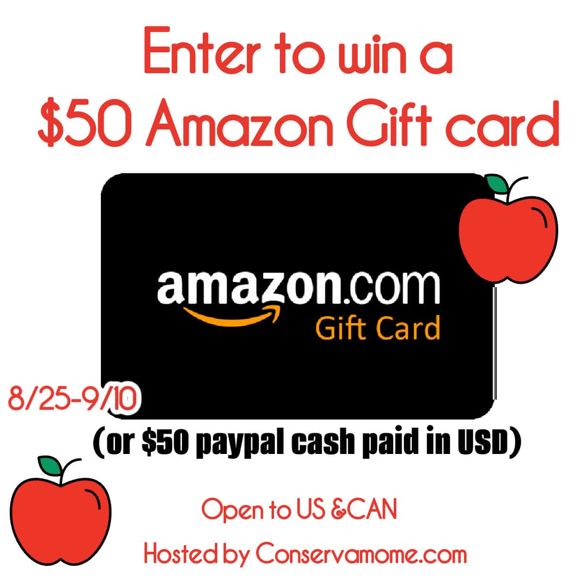 $50 amazon gift card Giveaway