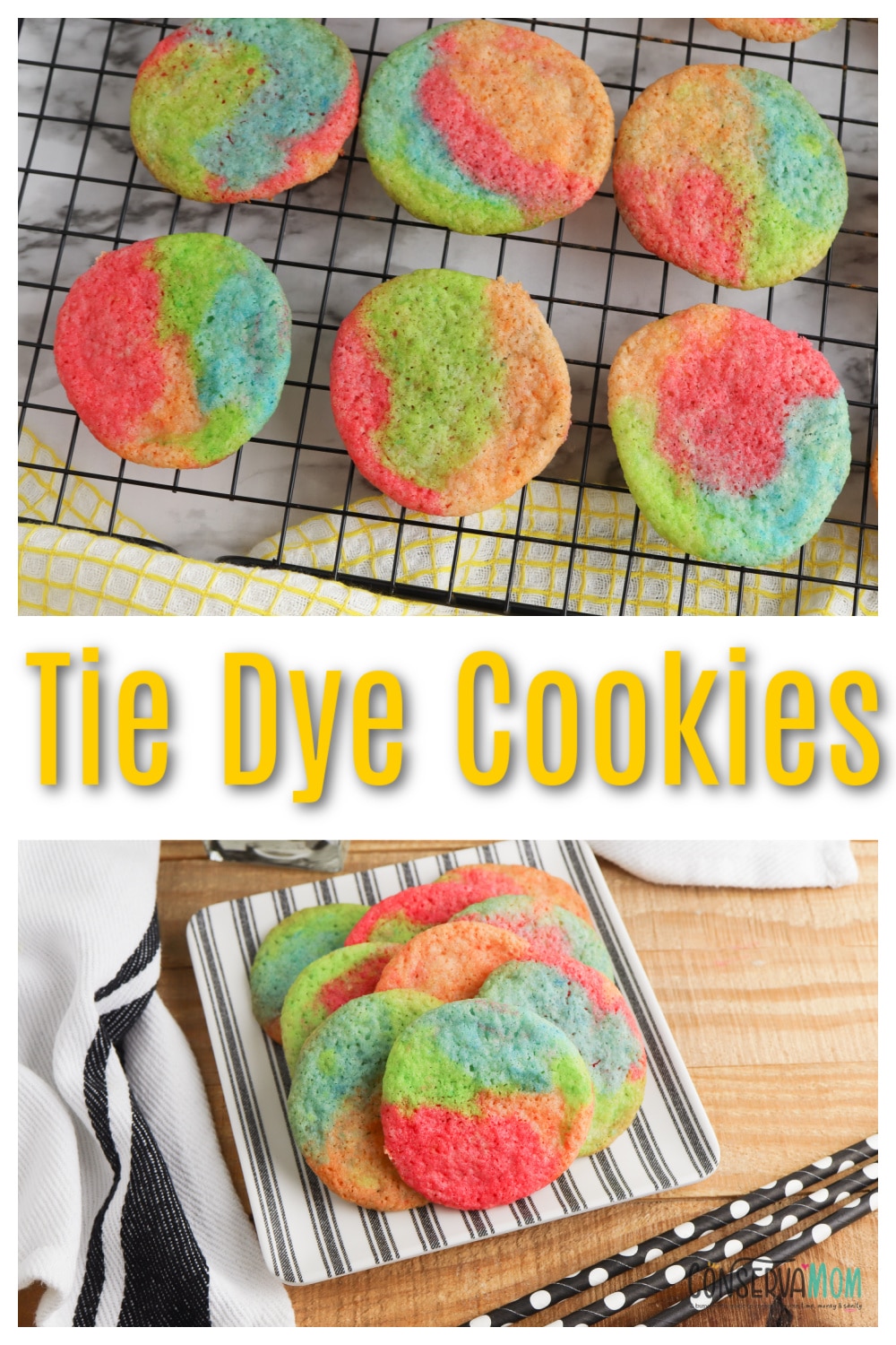 Tie Dye Cookies