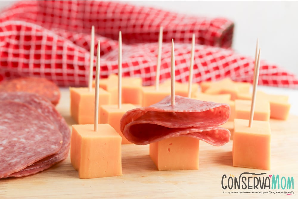 Meat and Cheese Christmas Trees