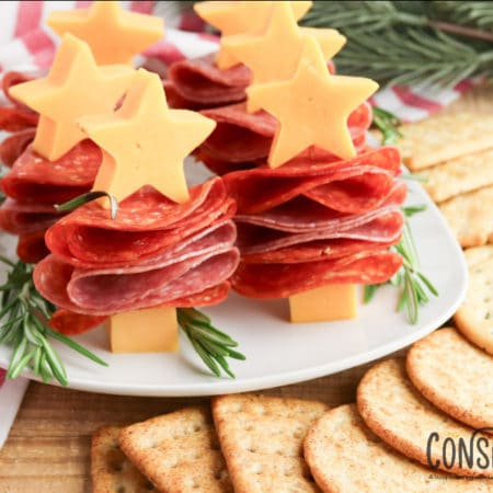 Meat and Cheese Christmas Trees