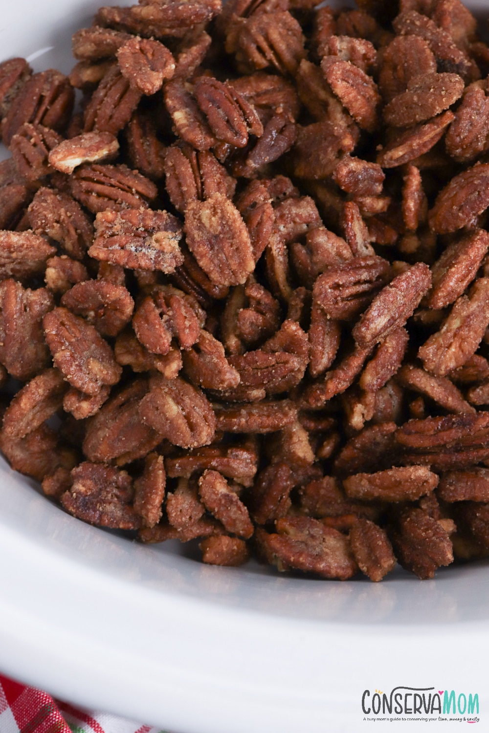 Slow Cooker Cinnamon Sugar Pecans