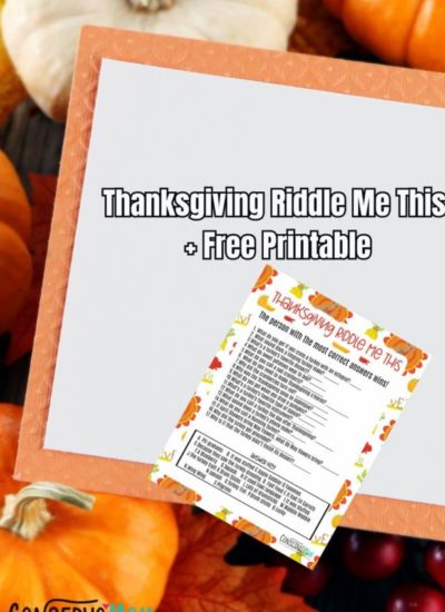 Thanksgiving Riddle Me This Printable