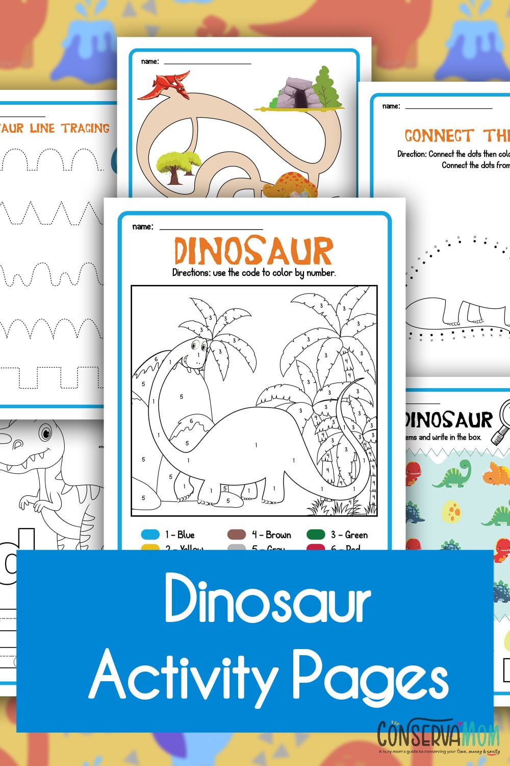 Dinosaur Activity Pages