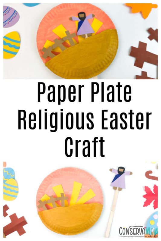 Paper Plate Religious Easter Craft - ConservaMom