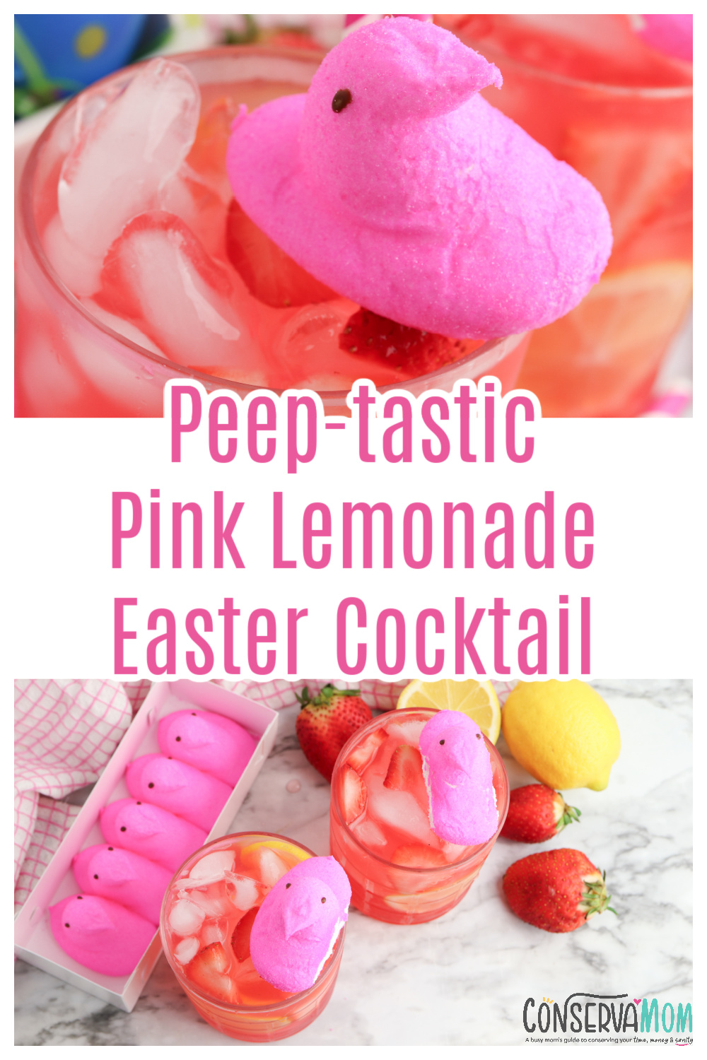 Pink Lemonade Easter Cocktail 
