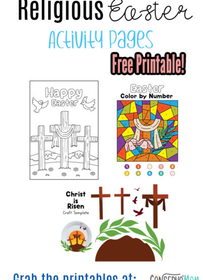 Religious Easter Activity Pages