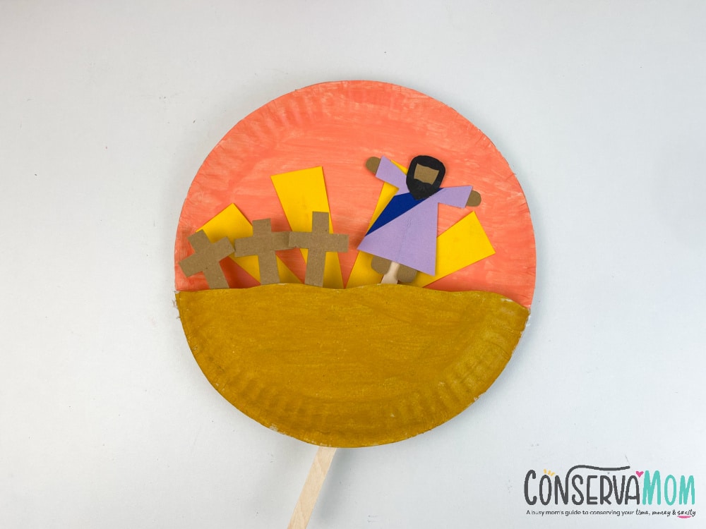 paper plate Religious Easter Craft
