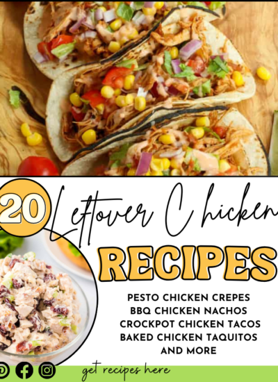 20 leftover chicken recipes FB