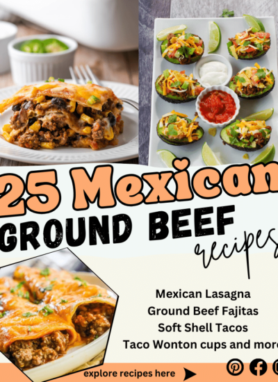 25 Mexican ground beef recipes FB