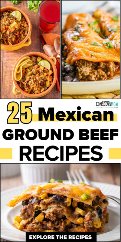 Delicious Mexican Ground Beef Recipes everyone will love! - ConservaMom