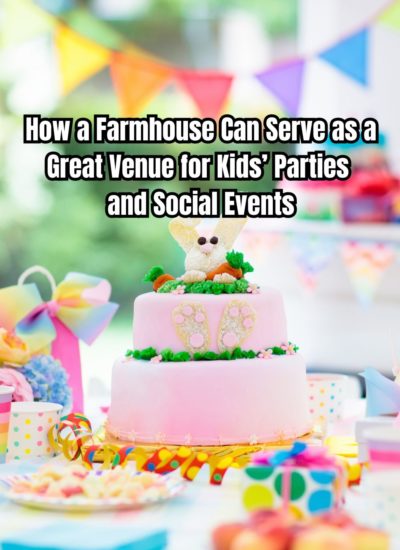 How a Farmhouse Can Serve as a Great Venue for Kids’ Parties and Social Events