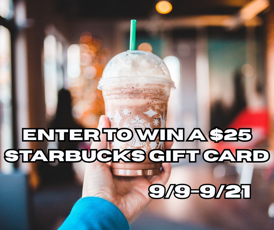 Starbucks Gift Card giveaway