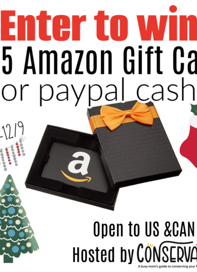 $75 Amazon Gift Card giveaway