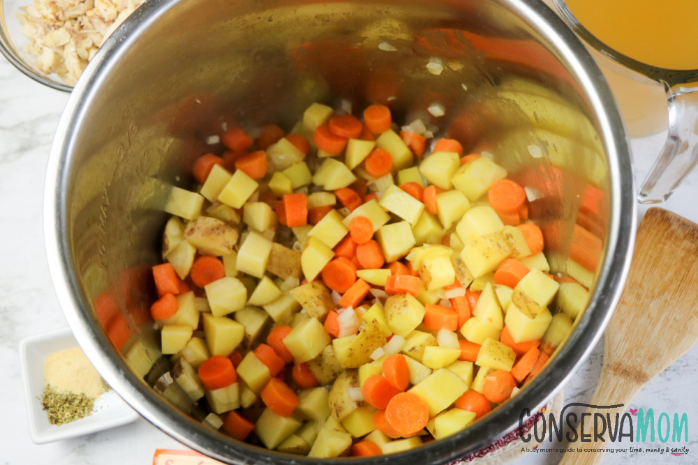 Instant Pot Cuban Chicken Noodle Soup 