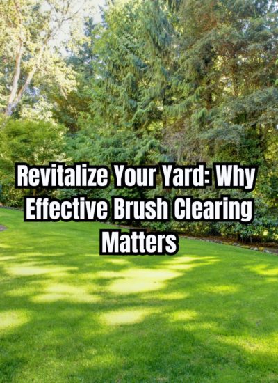 Revitalize your yard why effective brush clearing matters