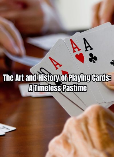 The Art and History of Playing Cards A Timeless Pastime