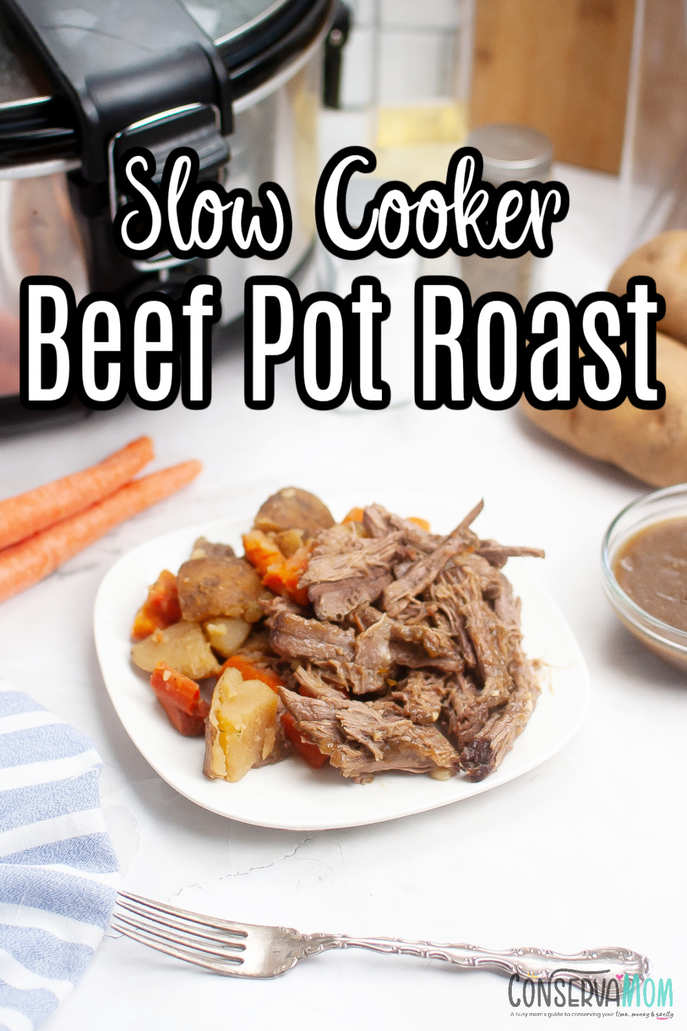 Slow cooker beef pot roast