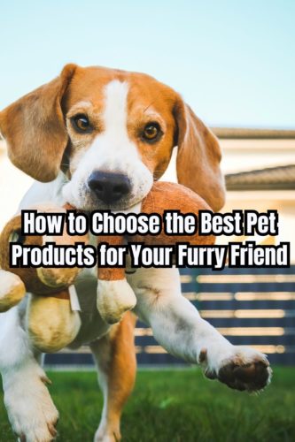 How to Choose the Best Pet Products for Your Furry Friend