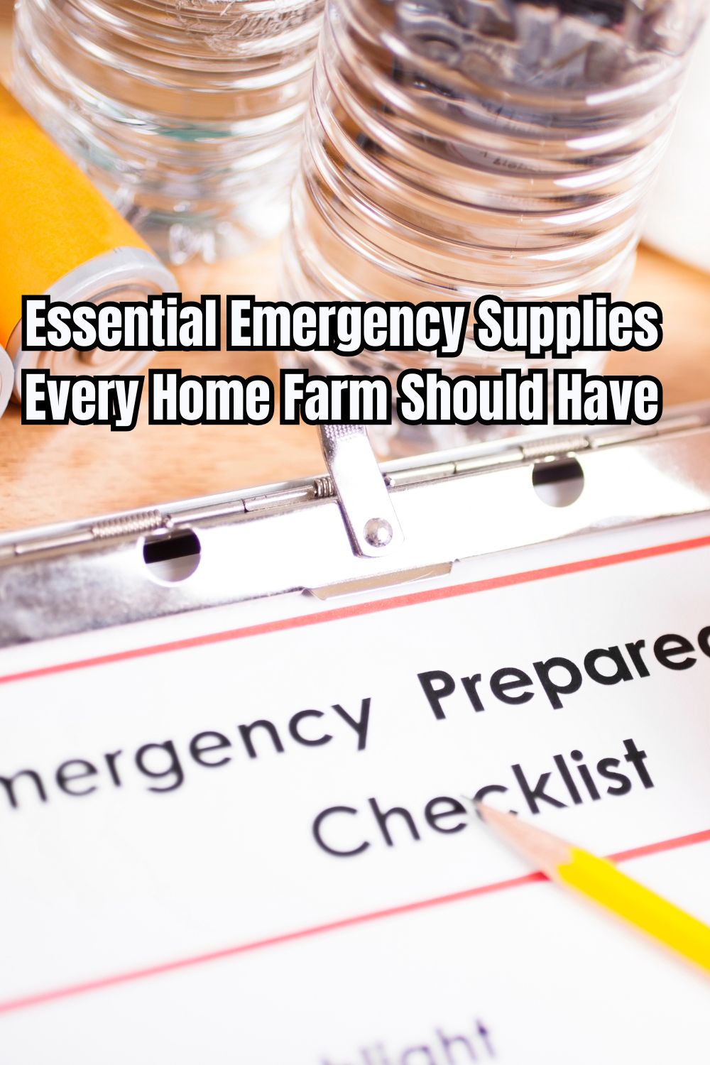 Essential Emergency Supplies Every Home Farm Should Have