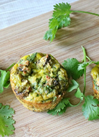 Easy Breakfast Feta & Veggie Egg Muffins 2