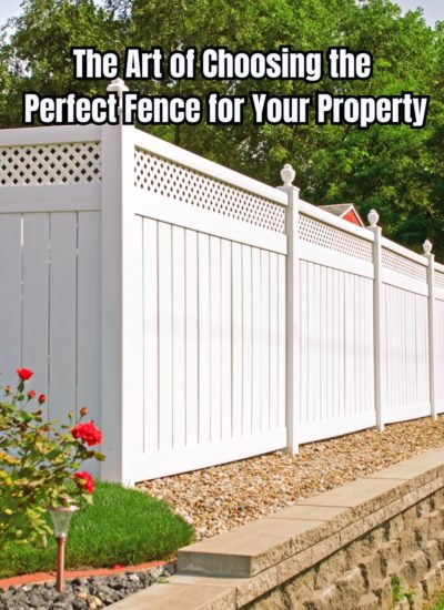 The Art of Choosing the Perfect Fence for Your Property