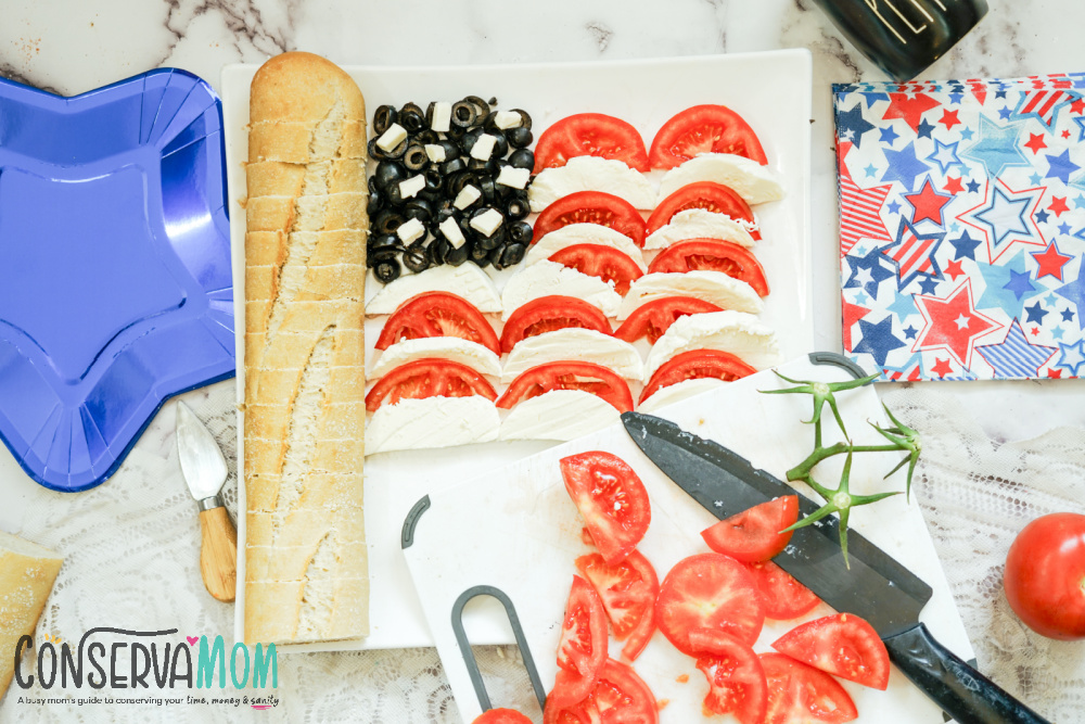 Patriotic Caprese Salad