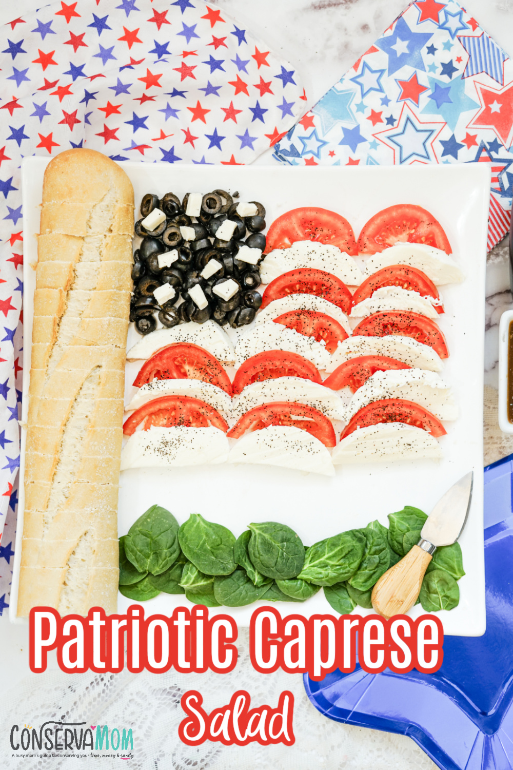 Patriotic Caprese Salad