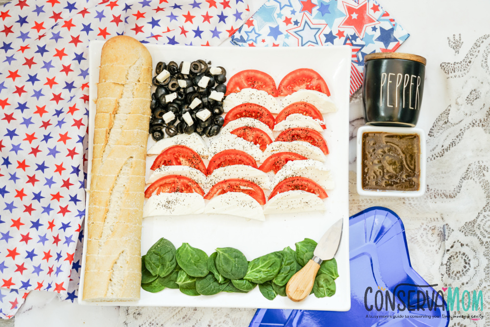 Patriotic Caprese Salad