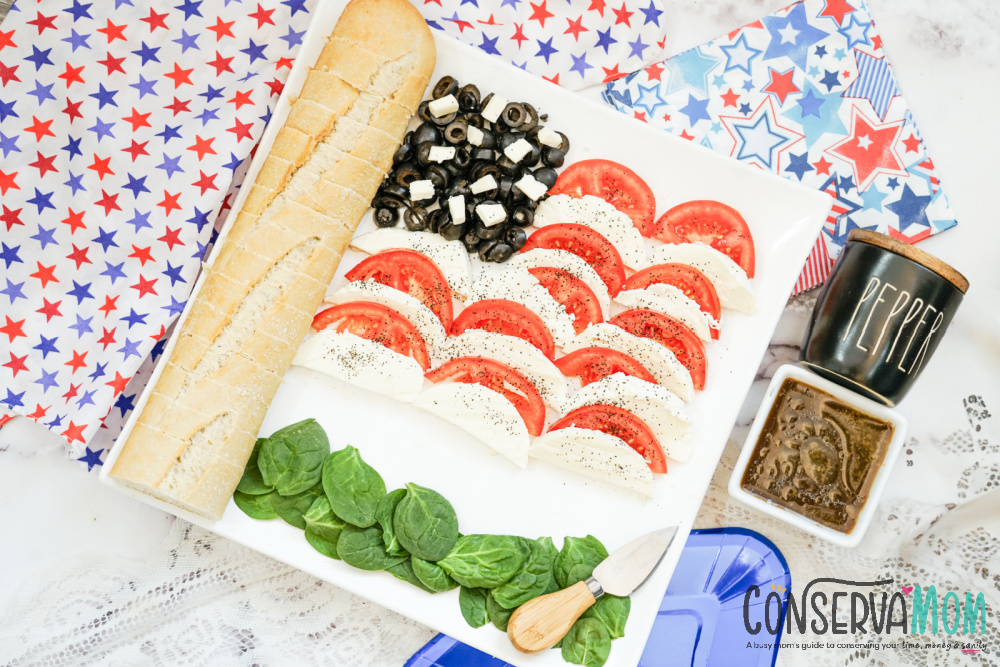Patriotic Caprese Salad