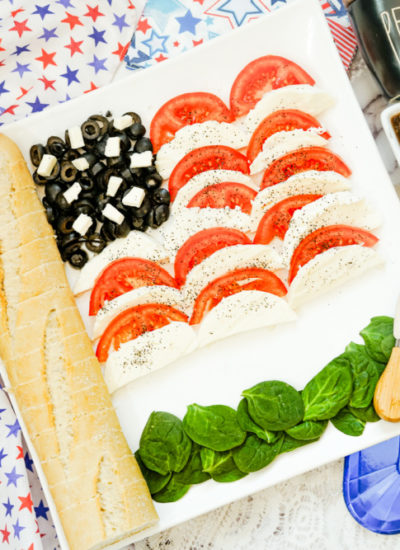Patriotic Caprese Salad