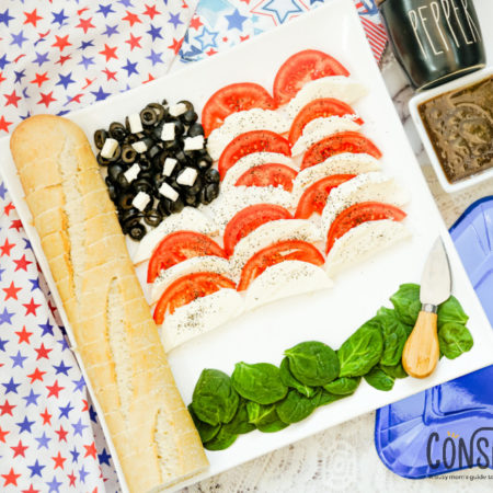 Patriotic Caprese Salad