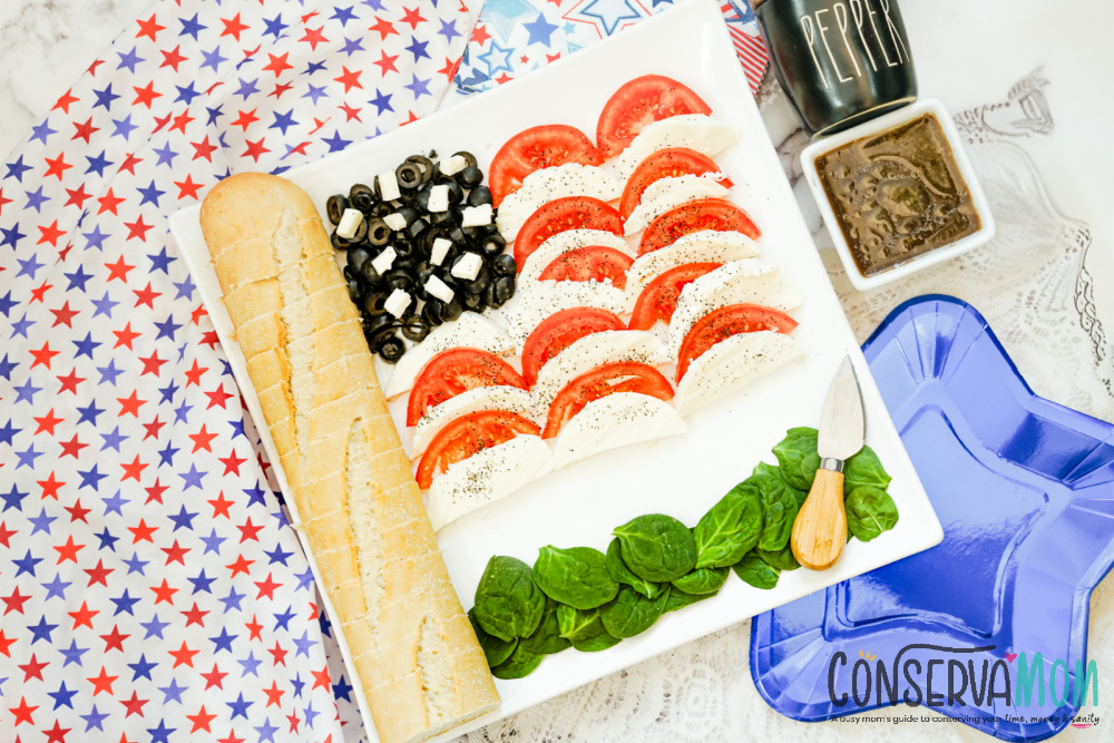 Patriotic Caprese Salad