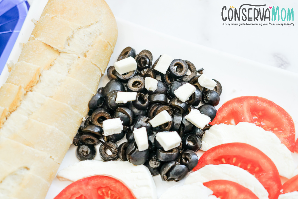 Patriotic Caprese Salad