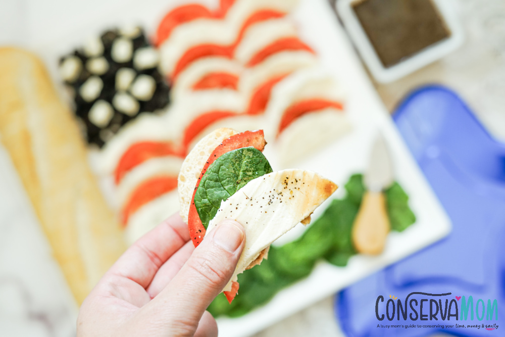 Patriotic Caprese Salad