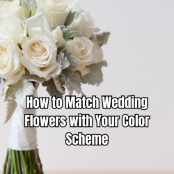 How to Match Wedding Flowers with Your Color Scheme