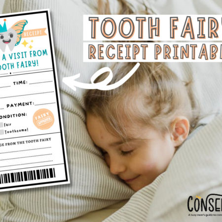 Tooth fairy receipt printable