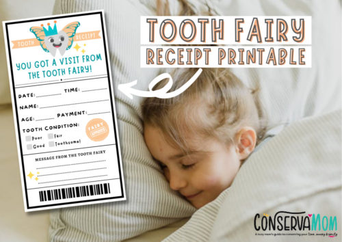 Make Tooth Loss Magical with a Printable Tooth Fairy Receipt
