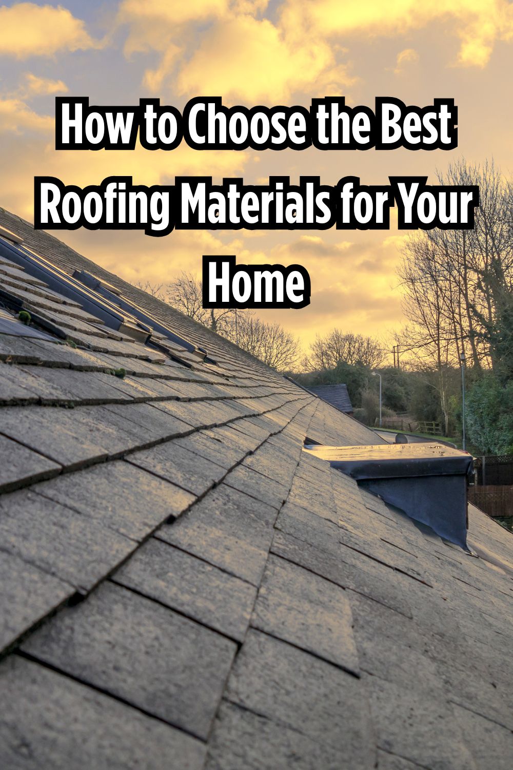 Learn how to choose the best roofing materials for your home by assessing climate, durability, and energy efficiency.