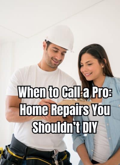 When to Call a Pro Home Repairs You Shouldn’t DIY