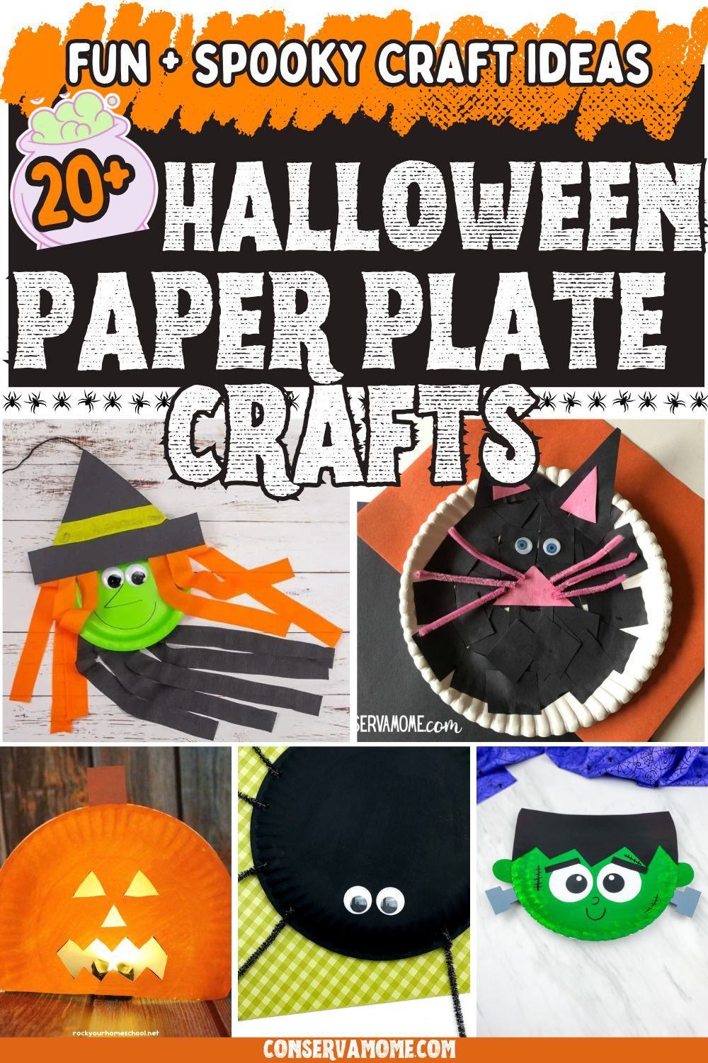 Halloween Paper Plate Crafts