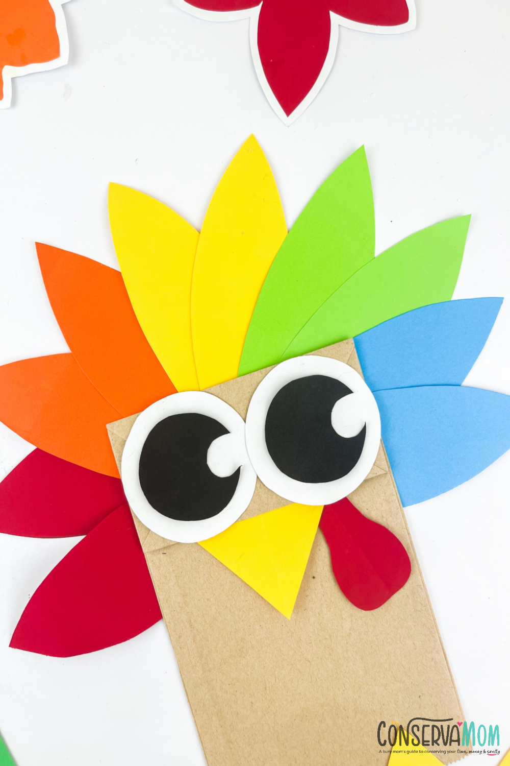 Paper bag turkey craft