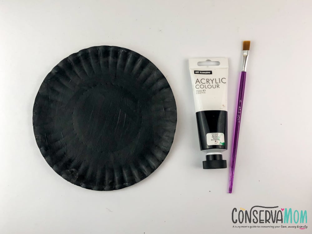 Paper plate Bat craft