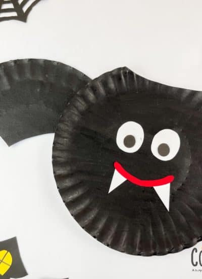 Paper plate Bat craft