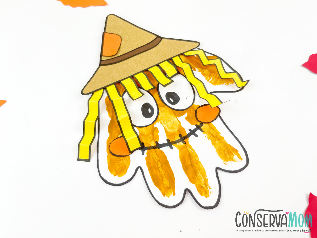 scarecrow handprint craft 