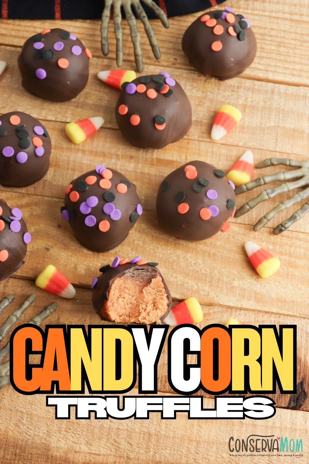 Candy Corn Truffles